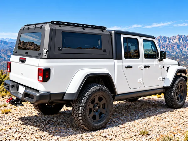SUNHOMEE camper on a Jeep Gladiator